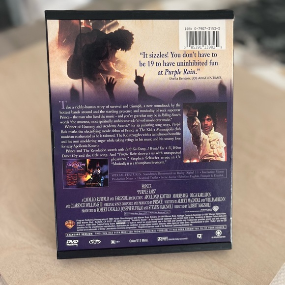Prince π Purple Rain βοΈ DVD π clean no marks classic movie π₯ - Picture 4 of 5
